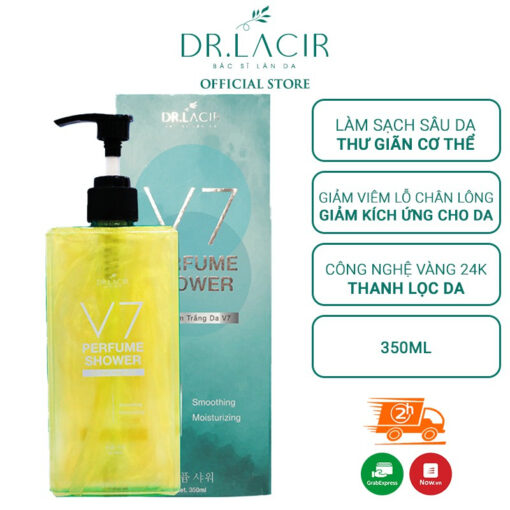 Sữa Tắm Sáng Da Hương Nước Hoa DR.LACIR V7 Perfume Shower (350ml)