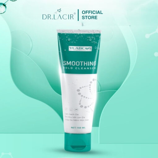 Sữa Rửa Mặt Vàng DR.LACIR Smoothing Gold Cleanser Dành Cho Da Nhạy Cảm, Da Sau Tái Tạo (150ml)