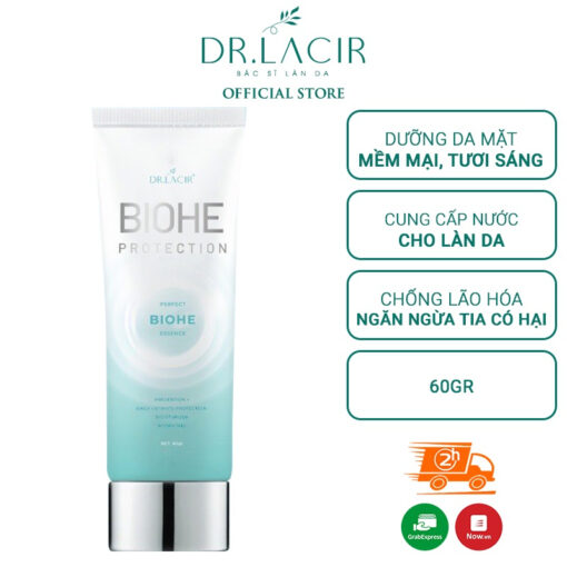 Kem Chống Nắng DR.LACIR BIOHE Protection SPF50+ PA+++ (60ml)